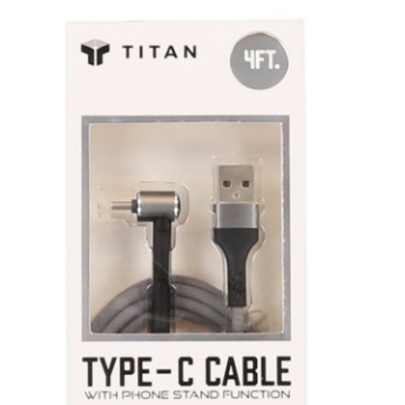 TITAN 4ft usb-c cable w/ phone stand function - Picture 1 of 2